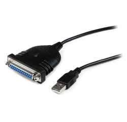 Cable de 1,8m Adaptador de Impresora Paralelo DB25 a USB A