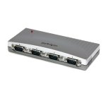 StarTech.com Hub série RS232 à 4 ports - Adaptateur USB vers 4x DB9 RS232 alimenté par bus