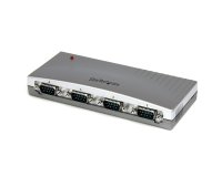 StarTech.com Hub Concentrador USB a 4 Puertos Serie RS232 - Ladrón Serie DB9 - Adaptador USB a Serie