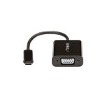 StarTech.com USB-C to VGA Adapter - Black - 1080p - Video Converter For Your MacBook Pro - USB C to VGA Display Dongle - Upgraded Version is CDP2VGAEC