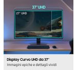 Samsung Monitor Gaming Odyssey G7 - G75F da 37" UHD Curvo