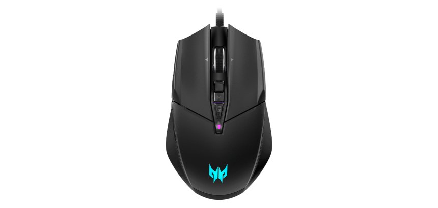 Acer Cestus 335 mouse Gaming Ambidestro USB tipo A Ottico 19000 DPI