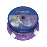 Verbatim 43667 DVD vierge 8,5 Go DVD+R DL 25 pièce(s)