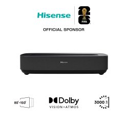 Hisense Laser TV PL2 Ultra short throw projector 2700 ANSI lumens DLP UHD 4K (3840x2160) 3D Black