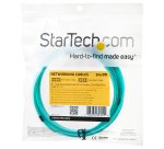 StarTech.com 3m (10ft) LC/UPC to LC/UPC OM3 Multimode Fiber Optic Cable, Full Duplex 50/125µm Zipcord Fiber Cable, 100G, Low Insertion Loss, LSZH Fiber Jumper Cord