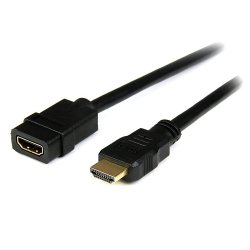 StarTech.com Rallonge HDMI 2m - Câble HDMI Mâle vers Femelle - Rallonge de Câble HDMI 4K - Câble HDMI UHD 4K 30Hz avec Ethernet M/F - Câble HDMI 1.4 Haut Débit - Rallonge de Cordon HDMI