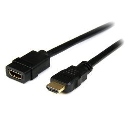 StarTech.com Rallonge HDMI 2m - Câble HDMI Mâle vers Femelle - Rallonge de Câble HDMI 4K - Câble HDMI UHD 4K 30Hz avec Ethernet M/F - Câble HDMI 1.4 Haut Débit - Rallonge de Cordon HDMI