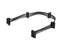StarTech.com Cable Adaptador Bifurcador Divisor Splitter de Alimentación SATA de 40cm - 4x Receptáculos Hembra SATA