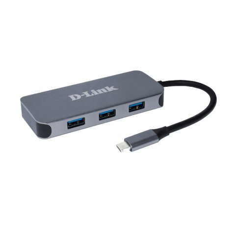 D-Link Hub USB-C 6-en-1 avec HDMI/Gigabit Ethernet/alimentation DUB-2335