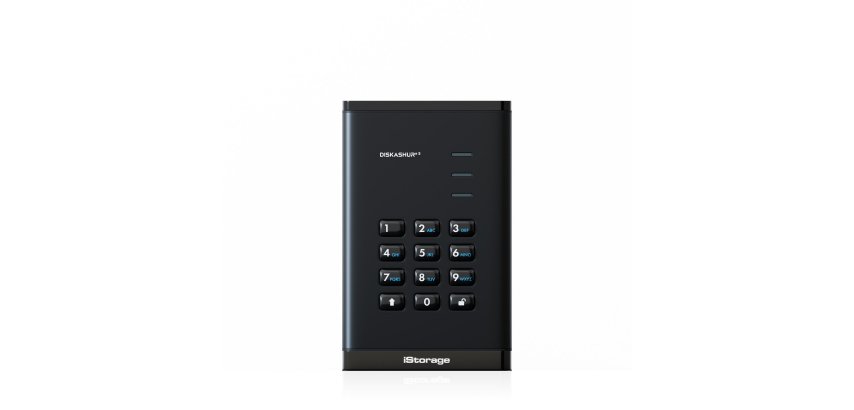 iStorage diskAshur3 HDD 256-bit 2TB - Black