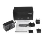 StarTech.com Switch Commutateur KVM USB 2 ports Sortie Vidéo DVI, Audio HUB USB 2.0 3 Écrans - 2 PC