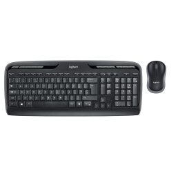 Logitech Wireless Combo MK330 - keyboard and mouse set - Belgium