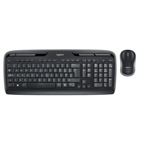 Logitech Wireless Combo MK330 - Tastatur-und-Maus-Set - Belgien