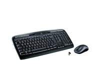Logitech Wireless Combo MK330 teclado Ratón incluido Oficina USB QWERTY Español Negro, Gris