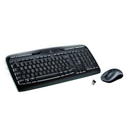 Logitech Wireless Combo MK330 teclado Ratón incluido Oficina USB QWERTY Español Negro, Gris