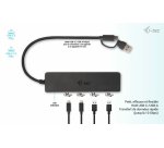 i-tec Metal C31HUBMETAL2A2C hub & concentrateur USB 3.2 Gen 1 (3.1 Gen 1) Type-C 10000 Mbit/s Noir