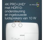 Epson EH-TW7100 4K PRO-UHD-projector, 3000 lumen, scherm van maximaal 500 inch