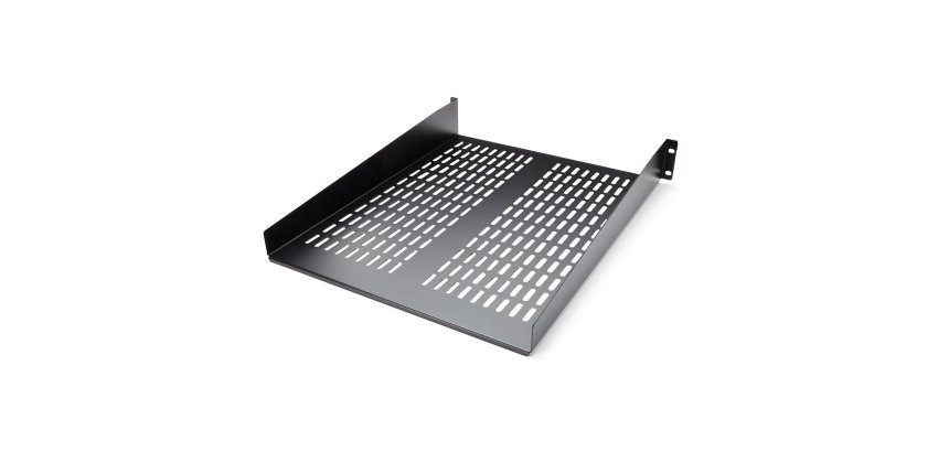 StarTech.com Etagère ventilée montée en rack 2U 22 pouces - Etagère d'armoire serveur fixe - 22 kg