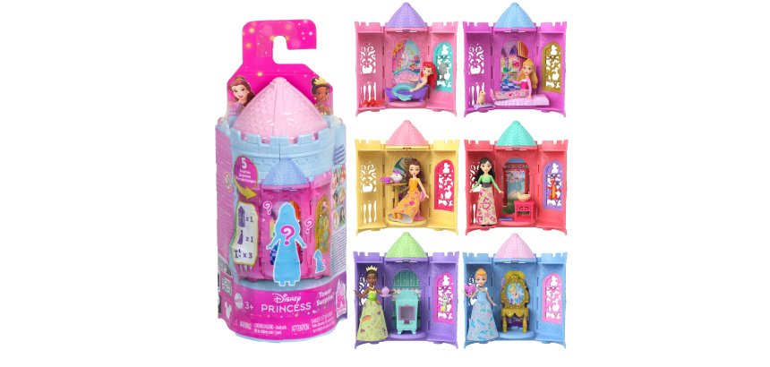 Disney Princess Tower Surprise Mini Bambole