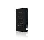 iStorage diskAshur2 256-bit 1TB USB 3.2 secure encrypted hard drive - Black IS-DA2-256-1000-B