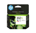 HP 302XL Cartouche d’encre trois couleurs grande capacité authentique