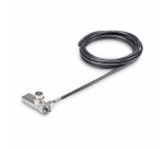 StarTech.com 10-Pack Dual-Access Laptop Lock, 6.5ft (2m) Keyed Alike and Combination Security Cable Lock for K-Slot Devices, Computer Anti-Theft Steel Cable