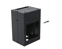 Ergonomic Solutions SpacePole Kiosk SPK212-02 accesorio para terminal de punto de venta Modulo central Negro Metal