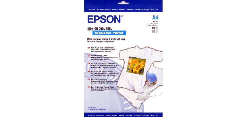 Epson Iron-on-Transfer Paper - A4 - 10 Sheets