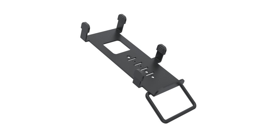 Ergonomic Solutions SpacePole Payment CAS100-MH-02 accesorio para terminal de punto de venta Montaje POS Negro Metal