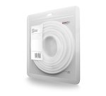 Lindy Câble réseau Plat Blanc Cat.6 U/UTP, 1m