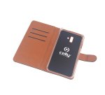 Celly WALLY789 mobile phone case 15.2 cm (6") Folio Black, Brown
