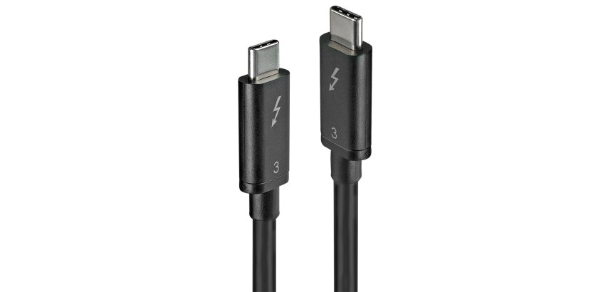 Lindy Câble Thunderbolt 3 de 0.5m, 40Gbit/s, PD 100W, passif