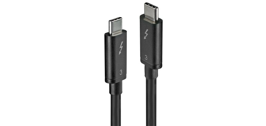 Lindy Câble Thunderbolt 3 de 0.5m, 40Gbit/s, PD 100W, passif