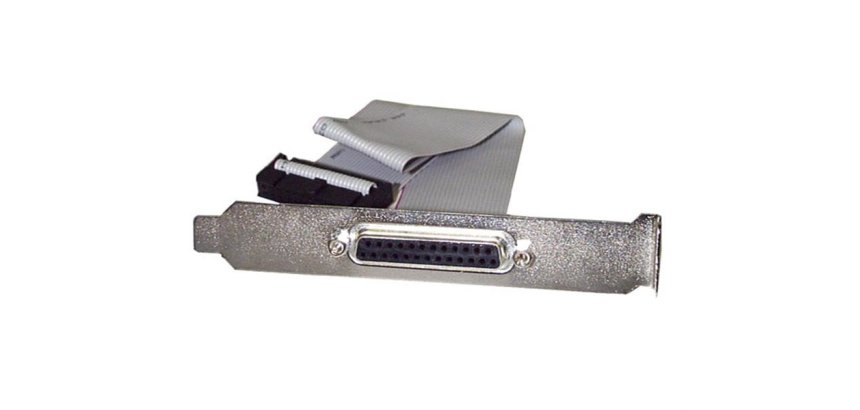 StarTech.com 16in DB25 Parallel Female to IDC 25 Pin Header Slot Plate