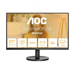 AOC B3 U27B3A écran plat de PC 68,6 cm (27") 3840 x 2160 pixels 4K Ultra HD LCD Noir
