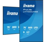 iiyama LH7566UHSB-B1AG Écran d'affichage dynamique Écran plat de signalisation numérique 190,5 cm (75") LCD Wifi 800 cd/m² 4K Ultra HD Noir Intégré dans le processeur Android 24/7
