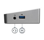 StarTech.com Station d'Accueil USB 3.0 à 3 Écrans avec 2x 4K DisplayPort et HDMI - Hub USB-A à 5 Ports (1x Fast-Charge), Audio 3,5 mm, GbE - Docking Station Universelle USB Type-A pour PC Portable, Win/MacOS