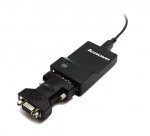 Lenovo USB 3.0 - DVI/VGA adaptateur graphique USB 2048 x 1152 pixels Noir