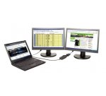 Lenovo USB 3.0 - DVI/VGA adaptateur graphique USB 2048 x 1152 pixels Noir