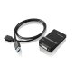 Lenovo USB 3.0 - DVI/VGA adaptateur graphique USB 2048 x 1152 pixels Noir