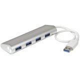 StarTech.com 4-Port Portable USB 3.0 Hub with Built-in Cable