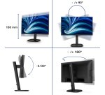 Philips 3000 series 24B2N3200D/00 écran plat de PC 61,2 cm (24.1") 1920 x 1200 pixels WUXGA LCD Noir