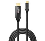 Lindy 43369 adaptador de cable de vídeo 3 m USB Tipo C HDMI tipo A (Estándar) Negro