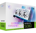 MSI GAMING GEFORCE RTX 5080 16G TRIO OC WHITE graphics card NVIDIA 16 GB GDDR7