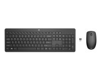 HP 230 WL MOUSE+KB COMBO FR clavier Souris incluse Bureau RF sans fil Noir