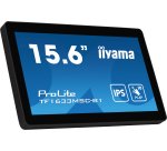 iiyama ProLite TF1633MSC-B1 PC Flat Screen 39.6 cm (15.6") 1920 x 1080 pixels Full HD Touchscreen Black