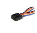 StarTech.com Câble répartiteur d'alimentation pour ventilateurs à 4 broches de 31 cm - F/M