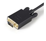 StarTech.com 3ft (91cm) DisplayPort to VGA Cable - Active DisplayPort to VGA Adapter Cable - 1080p Video - DP to VGA Monitor Cable - DP 1.2 to VGA Converter - Latching DP Connector