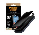 PanzerGlass ® 2-Way Privacy Screen Protector iPhone 17 Pro | Ultra-Wide Fit w. EasyAligner Protector de pantalla Apple 1 pieza(s)