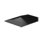 StarTech.com Étagère de racks de serveur 2U : étagère en porte-à-faux universelle montée en rack pour rack et armoire d'équipement réseau de 19&amp;quot;. Acier robuste : supporte un poids de 56 kg. Tiroir profond de 18", noir